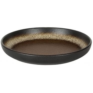 Terre D'Ombre Soup Plate with Rim 20cm/7.8" (Box of 6)
