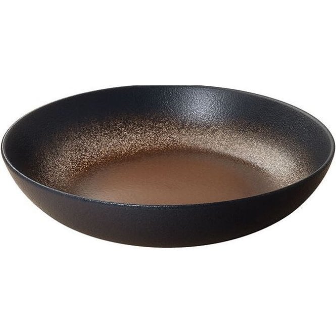 In Situ Terre D'Ombre Wide Soup Plate with Rim 24.5cm/9.6