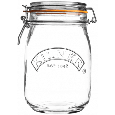 Kilner Round Clip Top Jar 1L