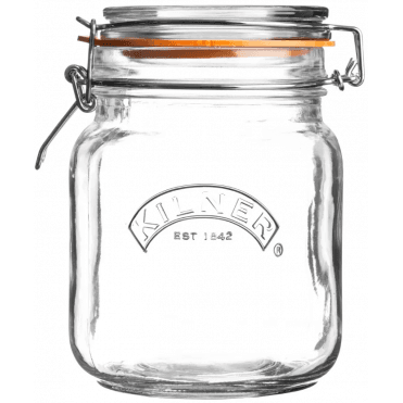 Kilner Square Jar 1L