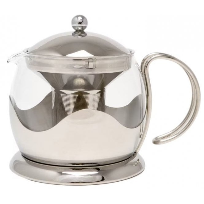 Lifetime Brands La Cafetiere Izmir 2 Cup Glass Tea Infuser (Stainless Steel) 660ml