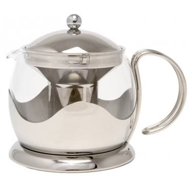La Cafetiere Izmir 2 Cup Glass Tea Infuser (Stainless Steel) 660ml