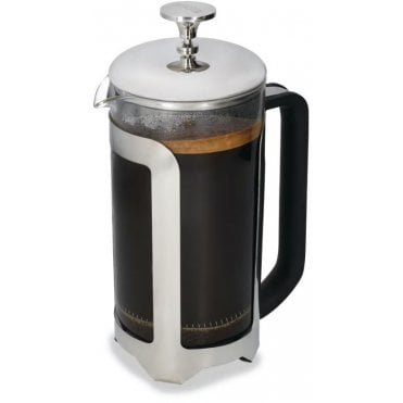 La Cafetiere Roma 8 Cup Cafetiere (Stainless Steel) 1L