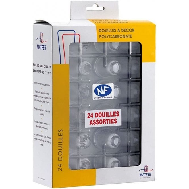 Matfer Piping Nozzles Poly (Set Of 24)