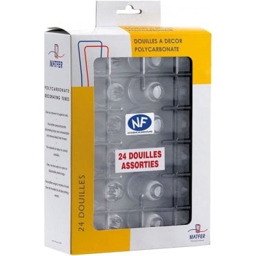 Piping Nozzles Poly (Set Of 24)