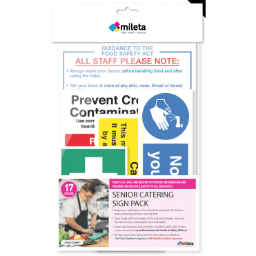 Senior Hygiene Pack (Contains 17 Notices)