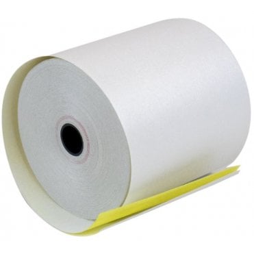 Non-thermal 2ply White & Pink Till Roll - 76 X 71mm (Pack Of 20)