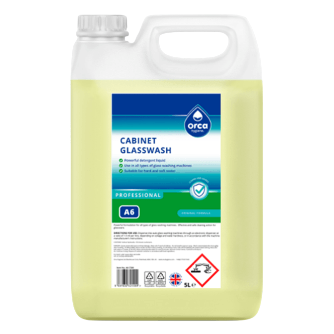 Orca Hygiene Glass Wash Detergent 5L