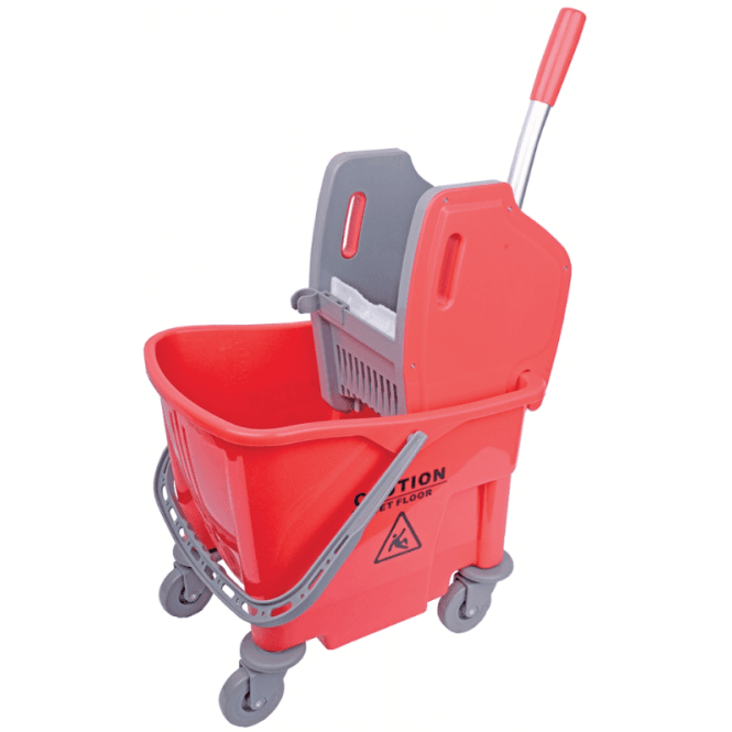 Parsley in Time 25L Red Buffalo Kentucky Mop Bucket & Wringer