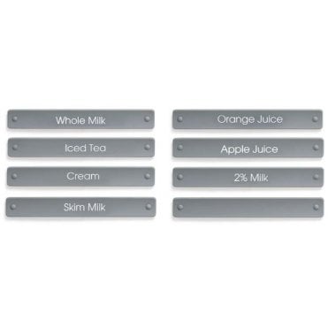 Beverage Carafe Labels (Set of 8)