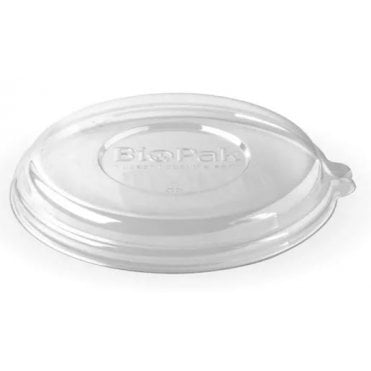 Biocane Clear PET Lid for 40oz BioBowl (Pack of 400)
