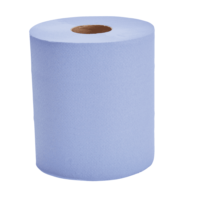 Parsley in Time Blue Centre Feed 2 Ply 150 Metre Embossed (Pack Of 6)