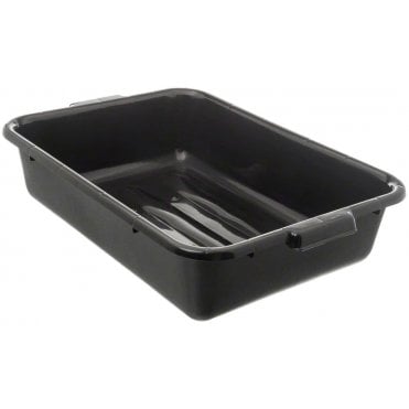 Bus Tray 60x40.5x12.5cm / 23.5x16x5" Black