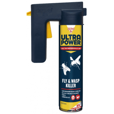 FLY & WASP KILLER SPRAY 600ml TRIGGER AEROSOL