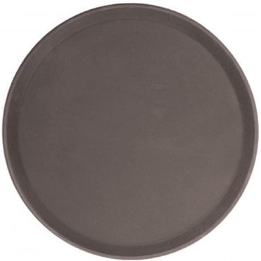 Griptite Tray Brown Round 35cm / 14"