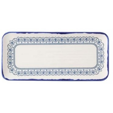 Harvest Mediterranean Organic Rectangular Plate 34.6 x 15.6cm (Box of 6)
