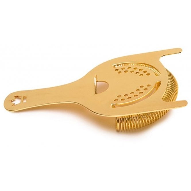 Parsley in Time Koriko 2 Prong Hawthorne Strainer Gold Plated