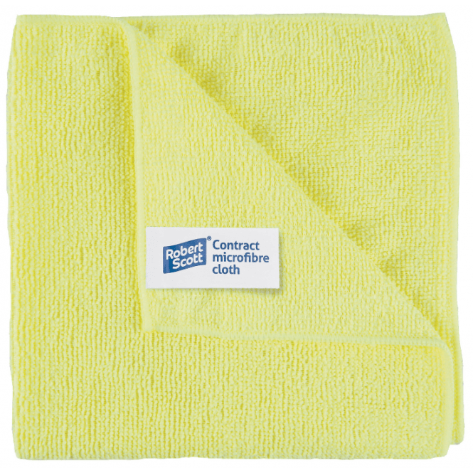 Parsley in Time Microfibre Yellow Cloth 40 x 40cm