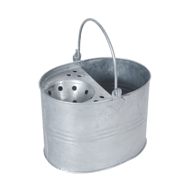 Parsley in Time Mop Bucket Galvanised 13 Litre