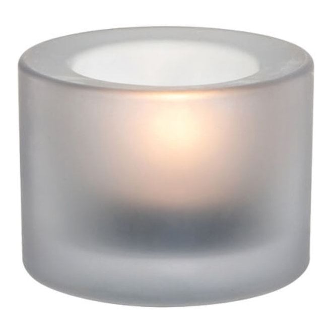 Parsley in Time Nightlight Holder Chunky Frosted Glass (Box Of 12)