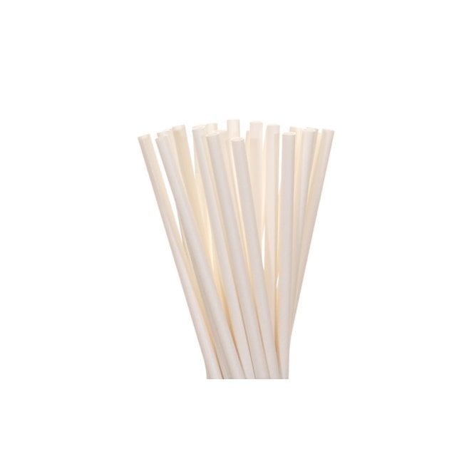 Parsley in Time Paper Straw White 8
