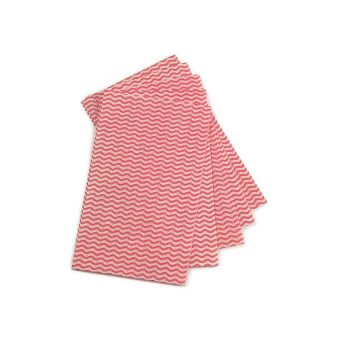 Parsley in Time Red Cleaning Cloths (Pack Of 50)