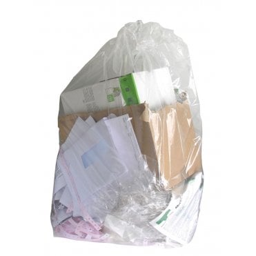 Refuse Sack Clear 130g / 4.6oz (Pack Of 200)
