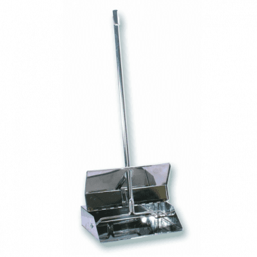 Stainless Steel Lobby Dustpan Long Handle Scoop