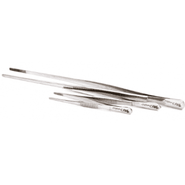 Stainless Steel Round Tip Tweezers Tongs 300mm