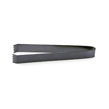 Stainless Steel Tongs Matte Black 7"