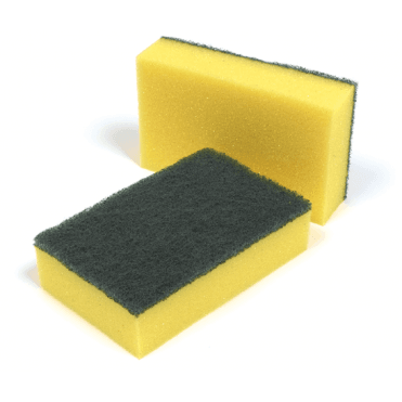 Washup Sponge/green Scourer (Pack Of 10)
