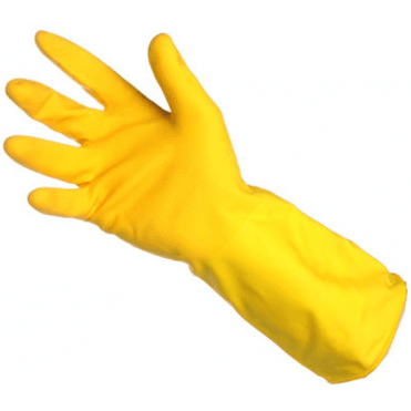 Yellow Rubber Gloves - Medium (Pair)