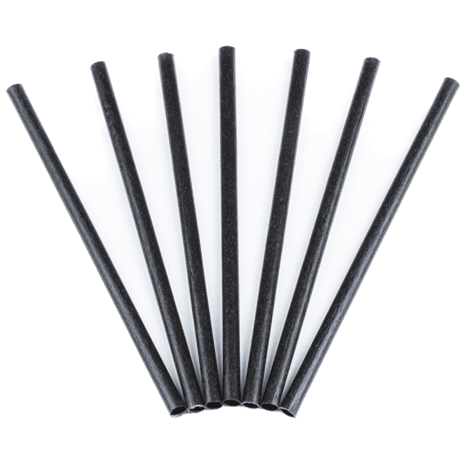 Penka Agave Black Sip Straws 15cm / 5.9