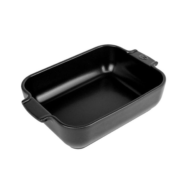 Peugeot Appolia Satin Black Rectangular Baking Dish 25cm/9.85
