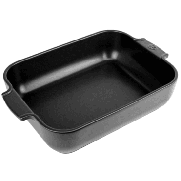 Appolia Satin Black Rectangular Baking Dish 32cm/12.6"