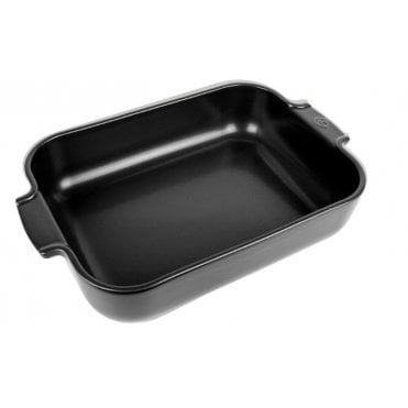 Appolia Satin Black Rectangular Baking Dish 36cm/14.2"