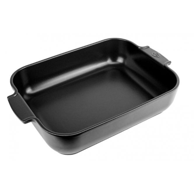 Peugeot Appolia Satin Black Rectangular Baking Dish 40cm/15.75