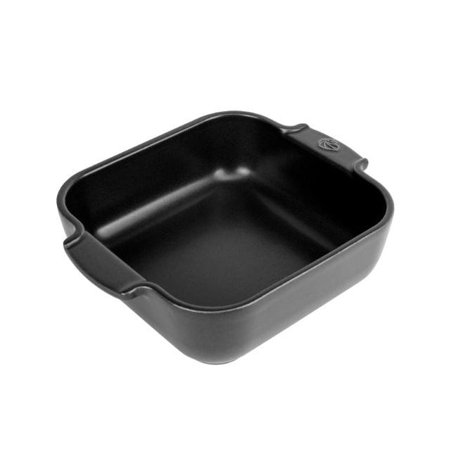 Peugeot Appolia Satin Black Square Baking Dish 21cm/8.25