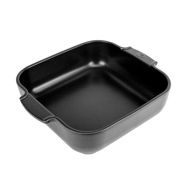 Peugeot Appolia Satin Black Square Baking Dish 28cm/11