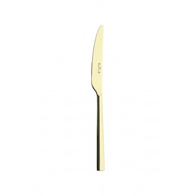 Pinti Inox Heaven Treasure Champagne Pvd 18/10 Forged Table Knife (Box of 12)