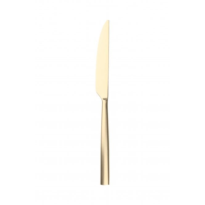 Pinti Inox Heaven Velvet Champagne Pvd 18/10 Forged Table Knife (Box of 12)
