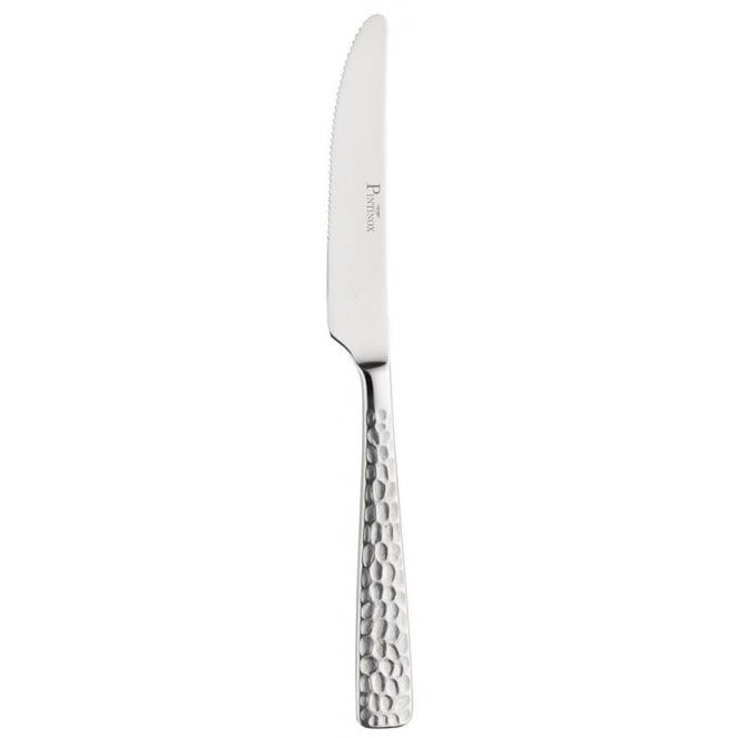 Pinti Inox Palace Martellato Table Knife 18/10 (Pack of 12)