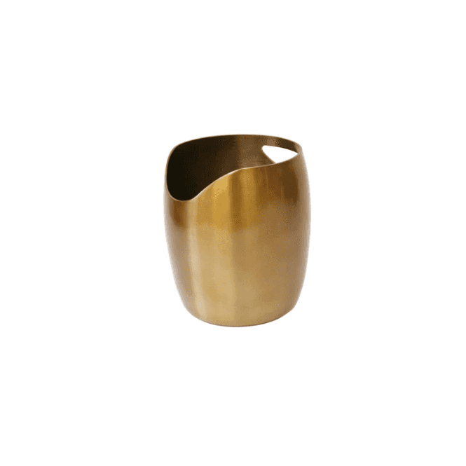 Pinti Inox Pintinox Audrey Metal Champagne Bucket Gold