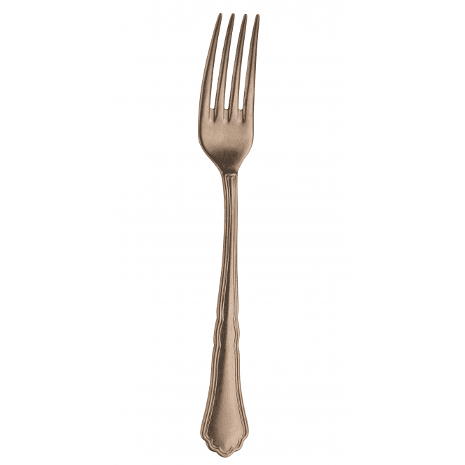 Pinti Inox Settecento Bronze Dessert Fork 18/10 (Box Of 12)