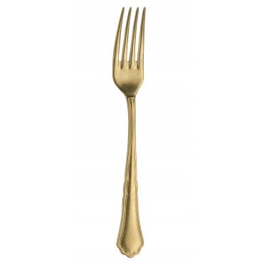 Settecento Gold Table Fork 18/10 (Pack Of 12)