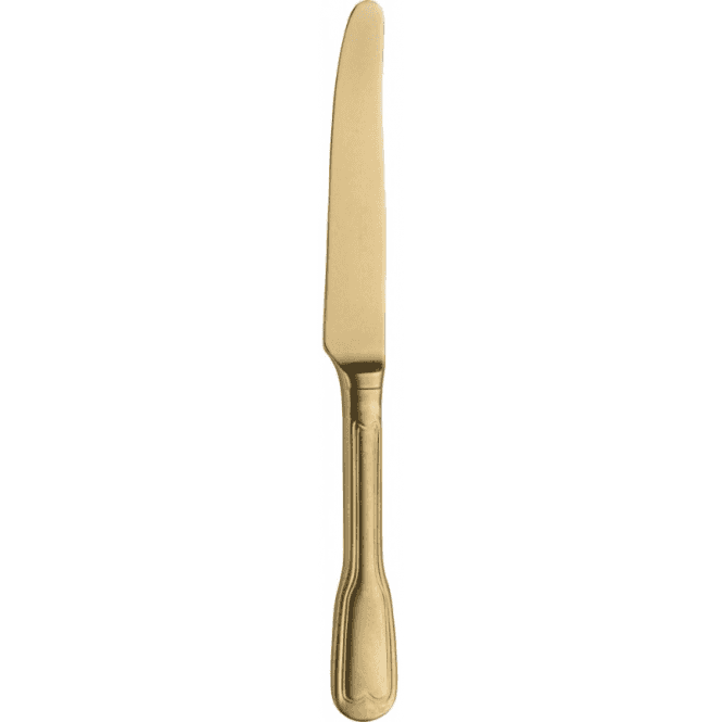 Pinti Inox Vittoriale Gold Dessert Knife 18/10 (Pack Of 12)