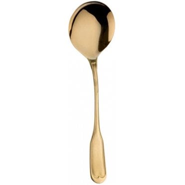 Vittoriale Gold Soup Spoon 18/10 (Pack Of 12)