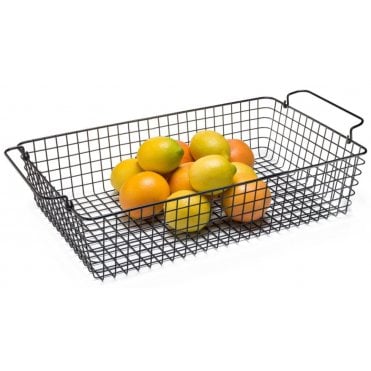 Black Wire Display Basket 1/1 520x315x120mm