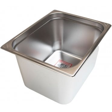 Stainless Steel Gastro Container - 1/2 - 200mm / 8"