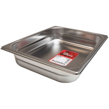 Stainless Steel Gastro Container - 1/2 - 65mm / 2.5"